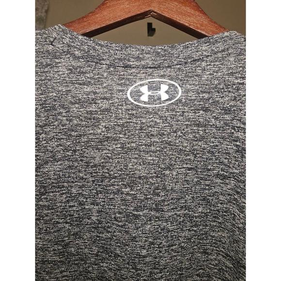 Women's Under Armour Gray & Blue Short Sleeve Tee M - Picture 3 of 4